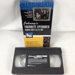 The Tonight Show-1992-Johnny Carson Farewell-VHS Tape-Used.